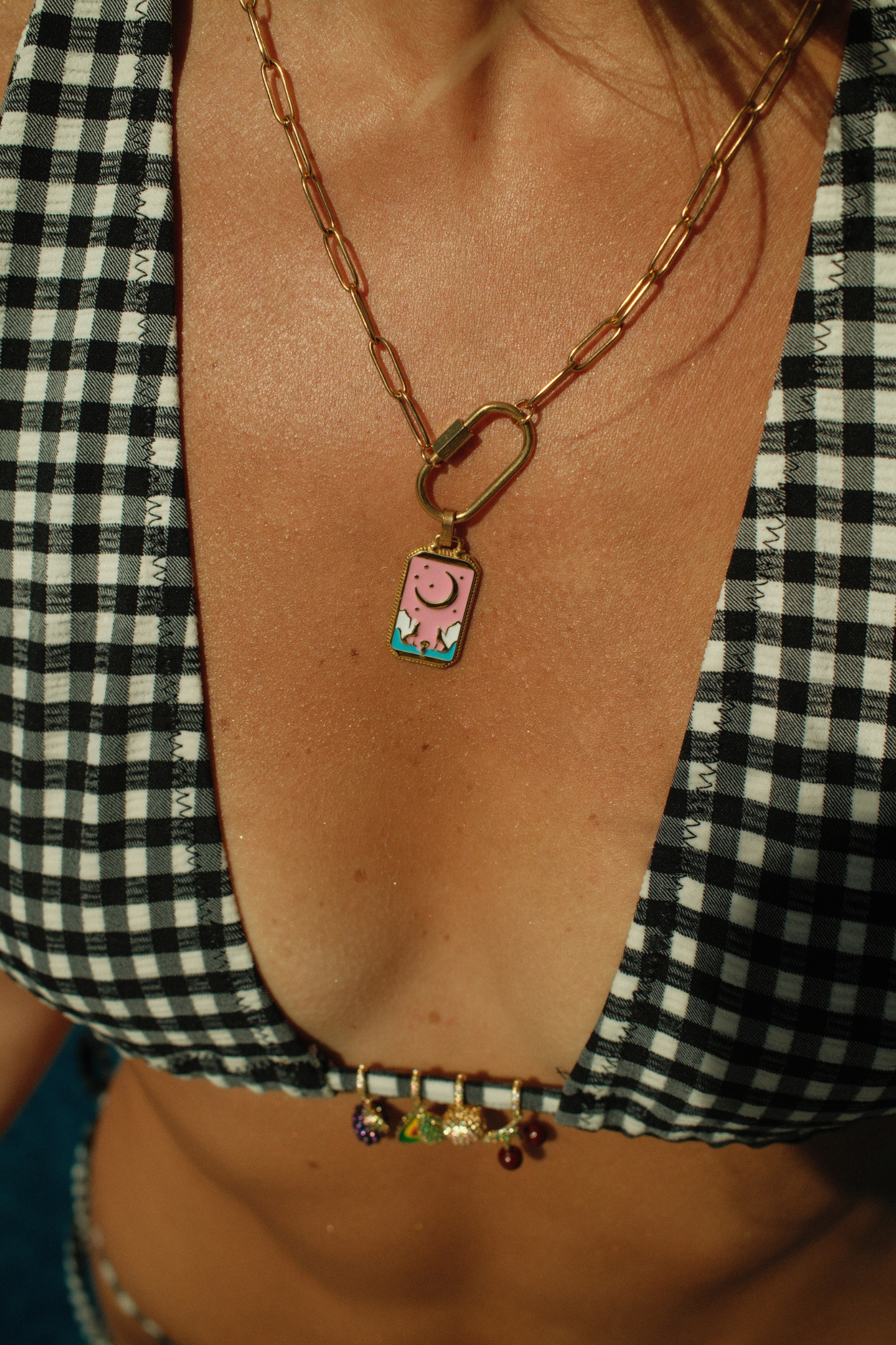 Pink Moon Charm