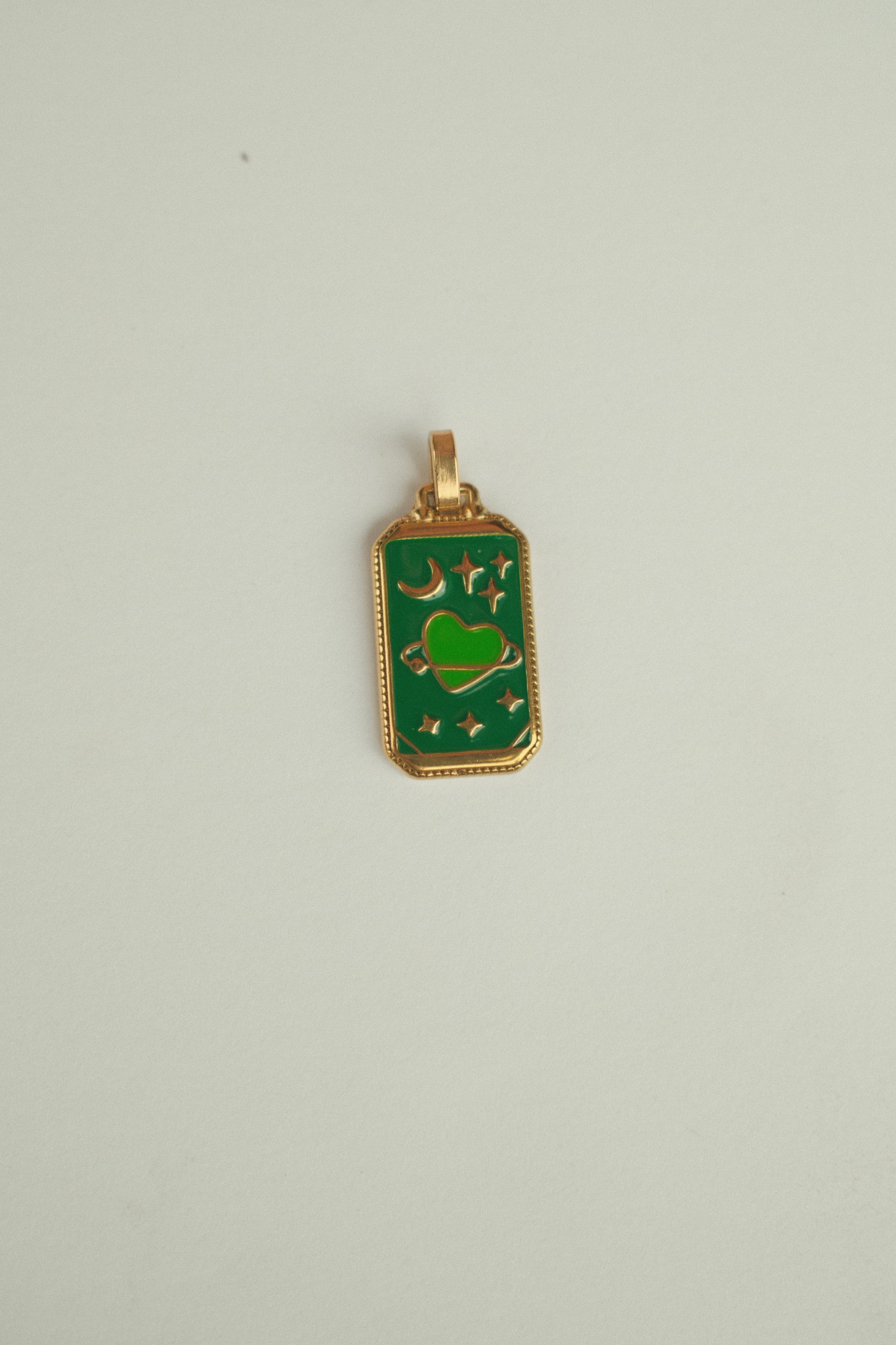Green Heart Charm