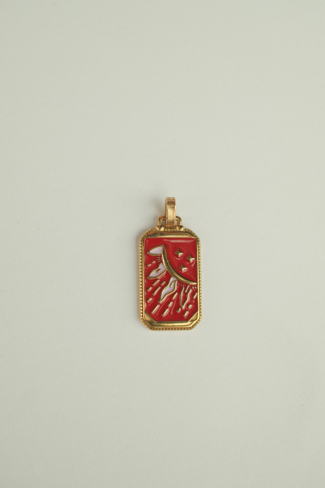 Red Abstract Charm