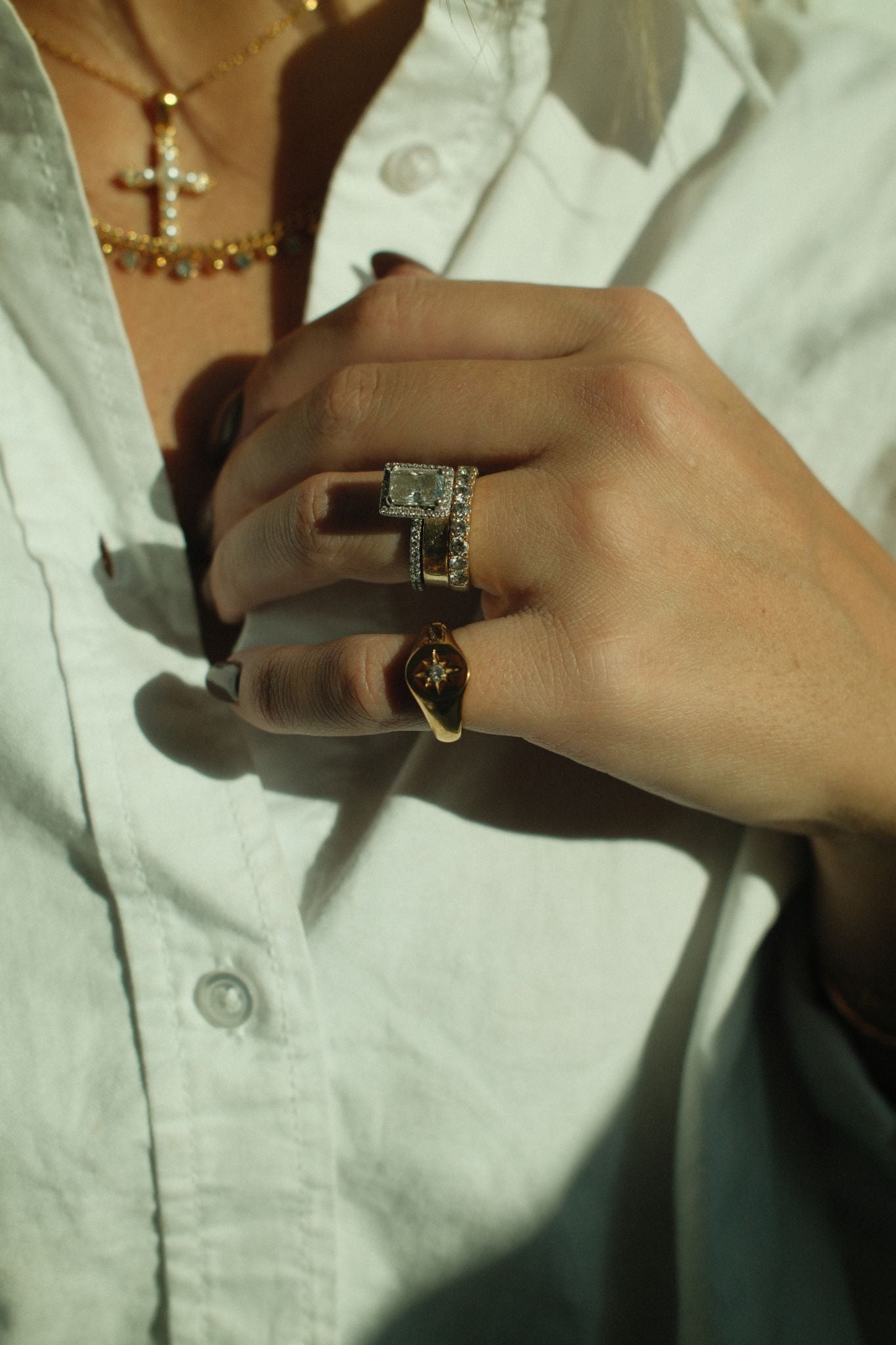XO Pinky Ring (18k gold)