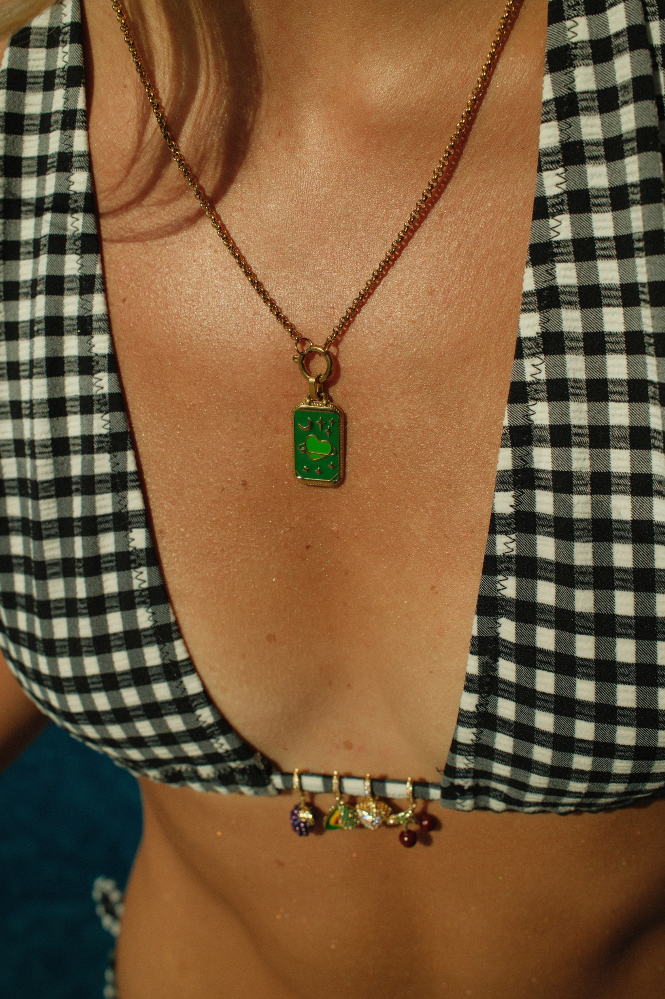 Green Heart Charm