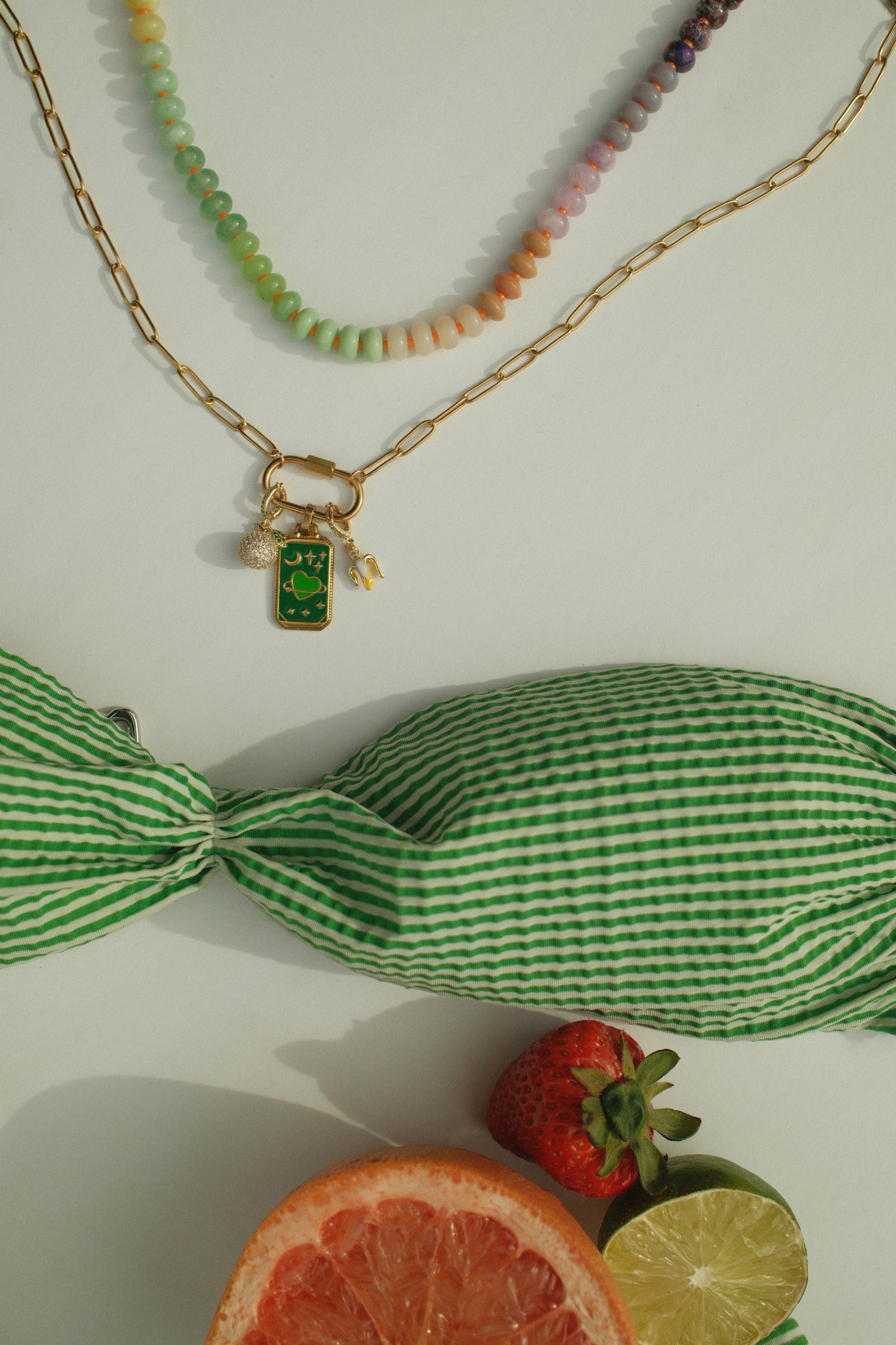 Green Heart Charm