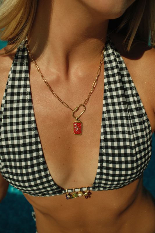 Red Abstract Charm