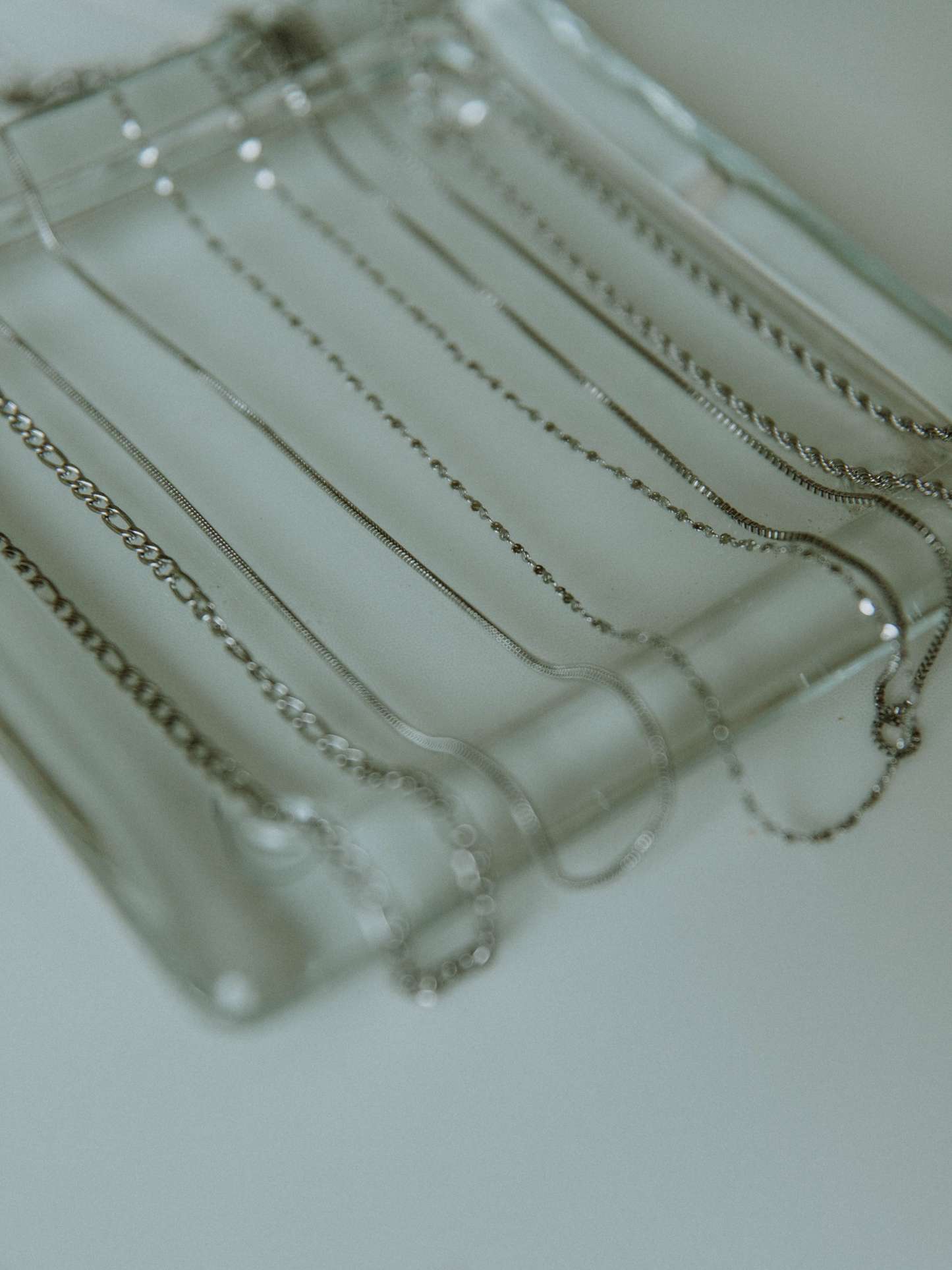 Chain Stacking Chain Necklace - Silver