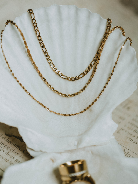 Chain Stacking Necklace (18k gold)