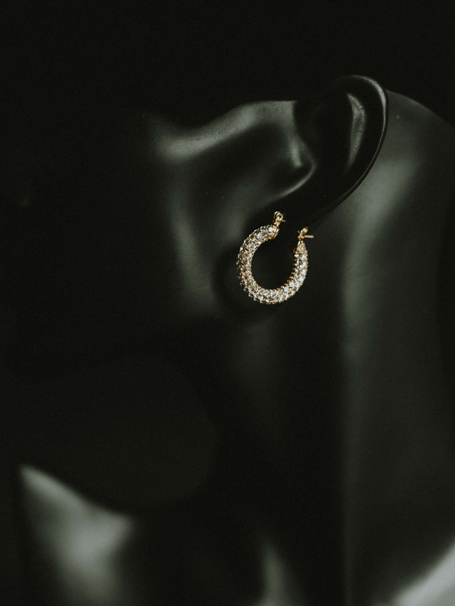 Main Character Diamond Hoops (18k gold)