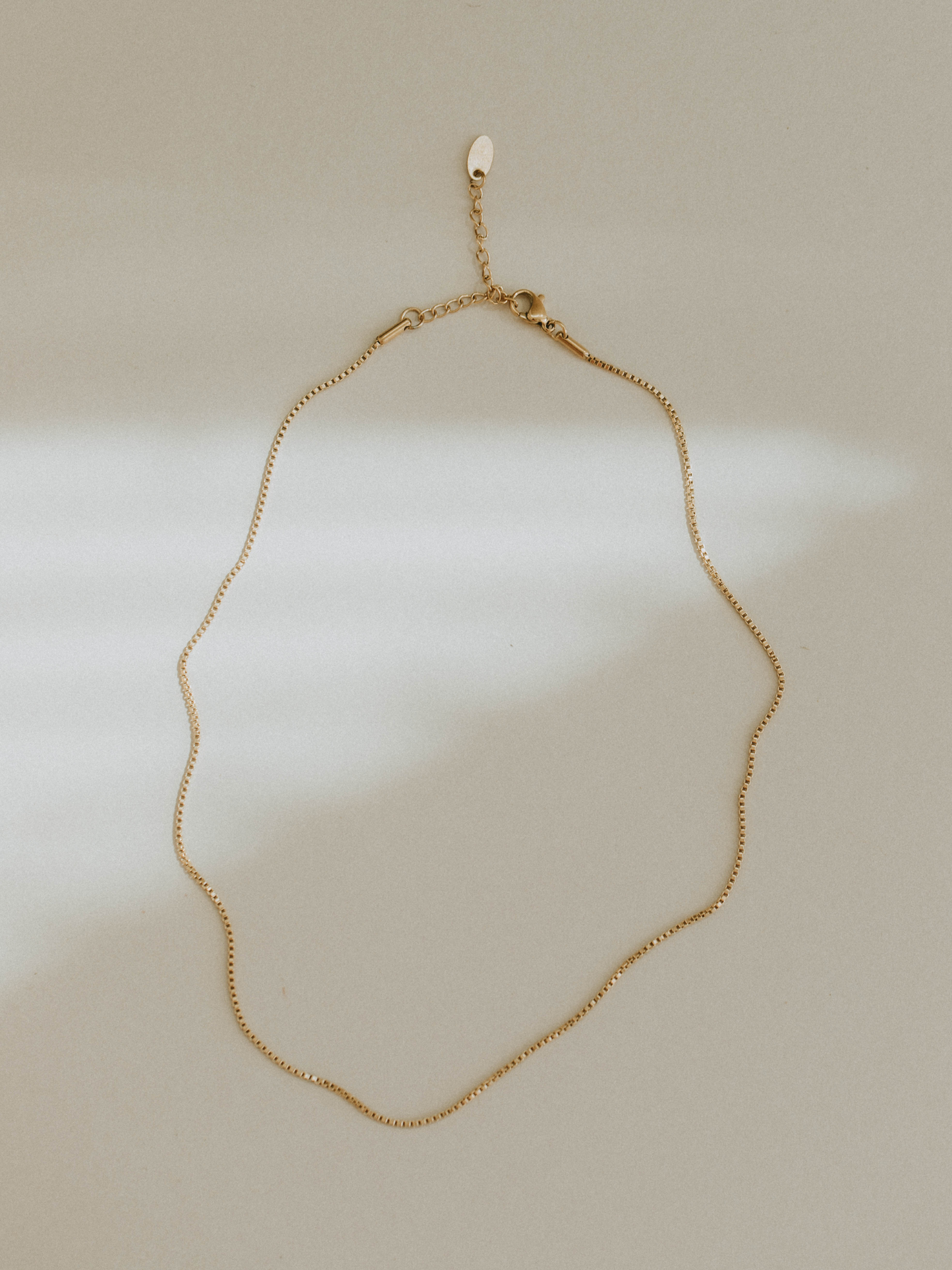 Ribbed Stacking Chain (18k gold)