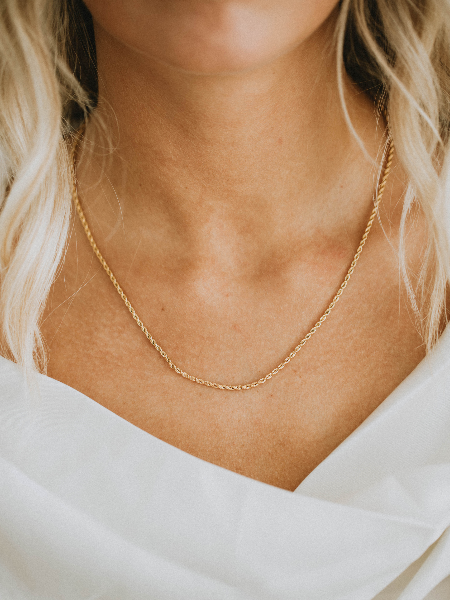 Twist Stacking Chain (18k gold)